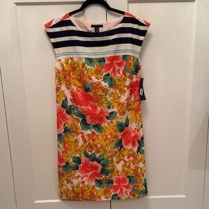 Floral Striped Dress